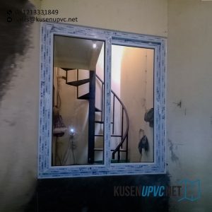 Jual Jendela UPVC Sliding Putih Perumahan Nuansa Asri Cipadu Pondok Aren Tangerang Id6585