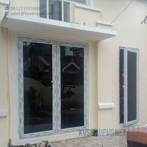 Harga Jendela UPVC Swing Putih Komplek Harapan Indah Cluster Taman Sari Tarumajaya Bekasi ID6862